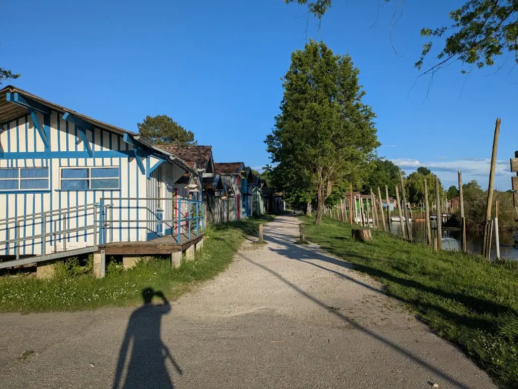 Cabanes ostréicoles sur le bassin d’Arcachon.